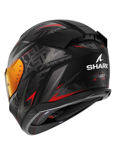 Casco D-SKWAL 3 BLAST-R Mat Black Anthracite Red ECE 22-06