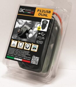 Presa  Accendisigari   SUPP MANUBRIO E PRESA USB DUAL COD 710-P12USBDUAL
