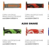 Coppia manopole A260 SNAKE in gomma termoplastica bicomponente CROSS