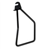 STAFFA SALVABISACCE Universale HD MONO VITE SX IN ACCIAIO VERNICIATA NERO OPACO COD AM3218 SINGOLA PRODOTTA IN ITALIA