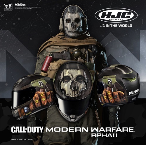 Casco Rpha 11 Ghost Call Of Duty MC34SF – Stile Moto