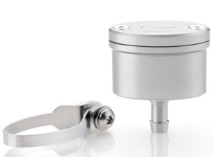 Serbatoio Liquido Freno Frizione Rizoma Next CT115 becco dritto colore Silver