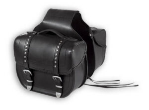 Borsa in pelle nero WOLF