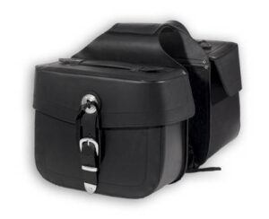 Borsa in pelle nero CANYON