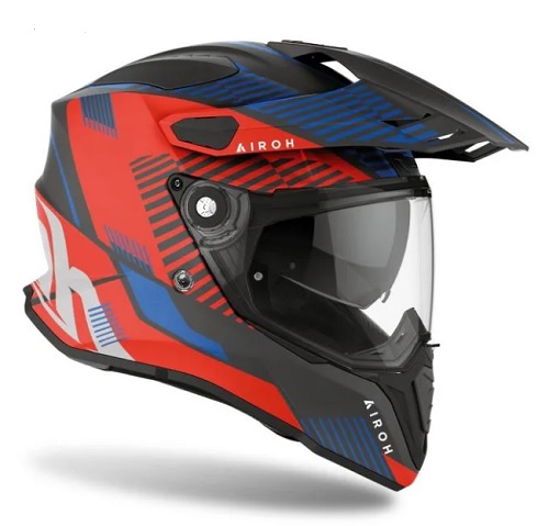 Casco Commander BOOST RED BLUE MATT