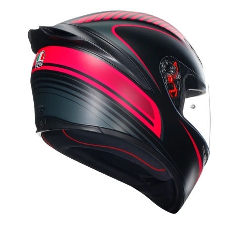 Casco K1 S E2206 WARMUP BLACK PINK