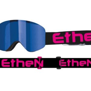 Maschera MAGNETICA COD MAG19 NERO FUXIA LENTE BLU