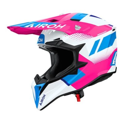 Casco Wraaap Vision Rosa Lucido