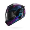 Casco SPARTAN RS REPTAIA Black Blue Glitter