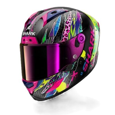 Casco AERON Fawn Carbon Violet Yellow
