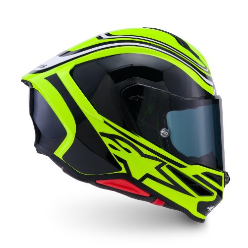 1 Yellow Fluo Black White Glossy