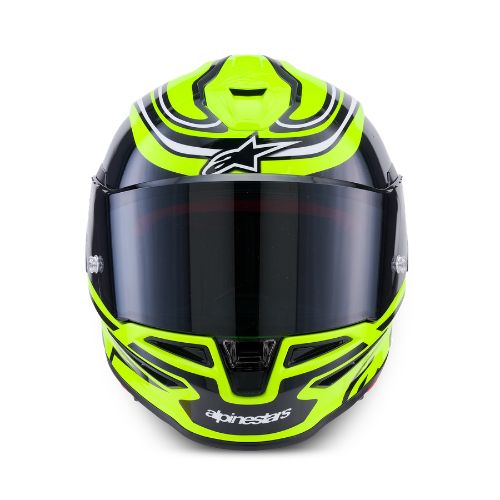 2 Yellow Fluo Black White Glossy