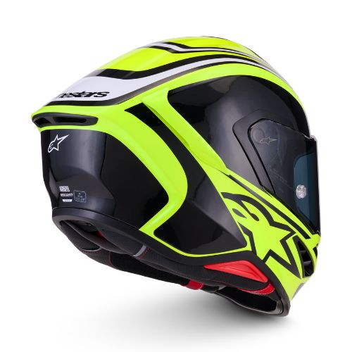 3 Yellow Fluo Black White Glossy