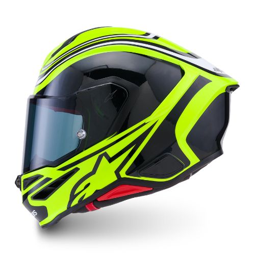 5 Yellow Fluo Black White Glossy